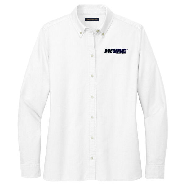Hi-Vac - Women's Casual Oxford Cloth Shirt Thumbnail